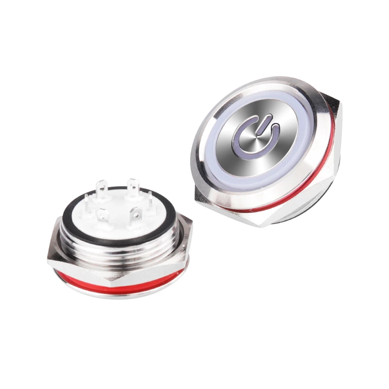 Bouton métallique tactile léger série WD-C