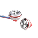 Bouton métallique tactile filaire série WD-C