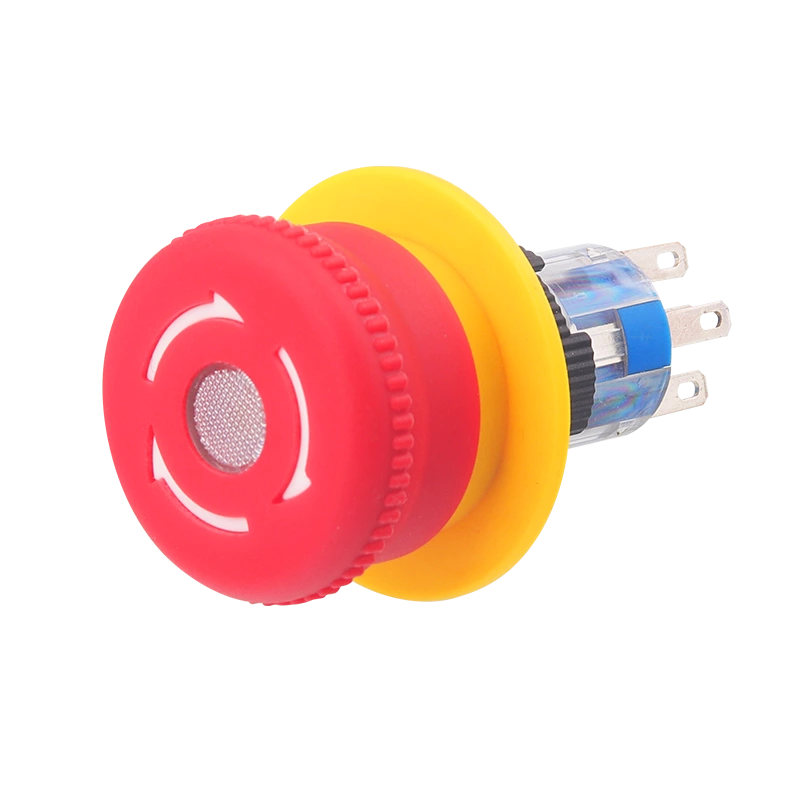 Arrêt d'urgence WD-16M avec lumière