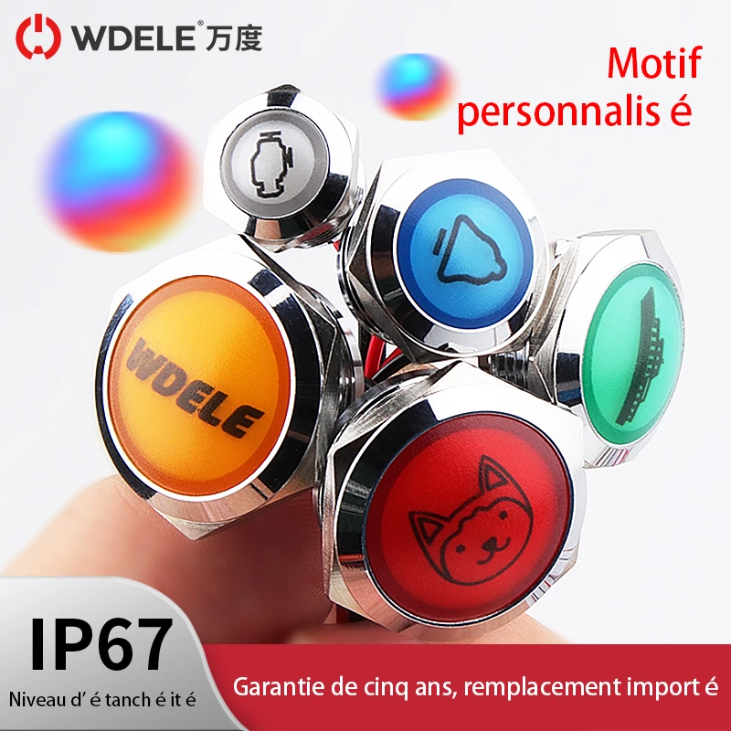 Série WD-L avec voyant lumineux personnalisé
