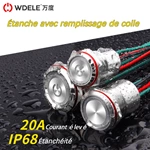 WD16/19/22D1 rempli de colle entièrement scellé