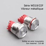 Buzzer métallique série WD19/22F